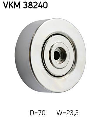 Galet enrouleur de courroie d'accessoire SKF ref. VKM 38240